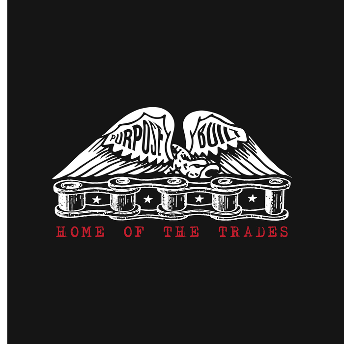 Purpose-Built Chain of Labor graphic tee in black, additional product view