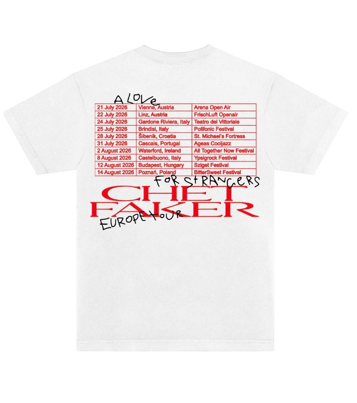 Chet Faker EU Tour 2026 T-Shirt