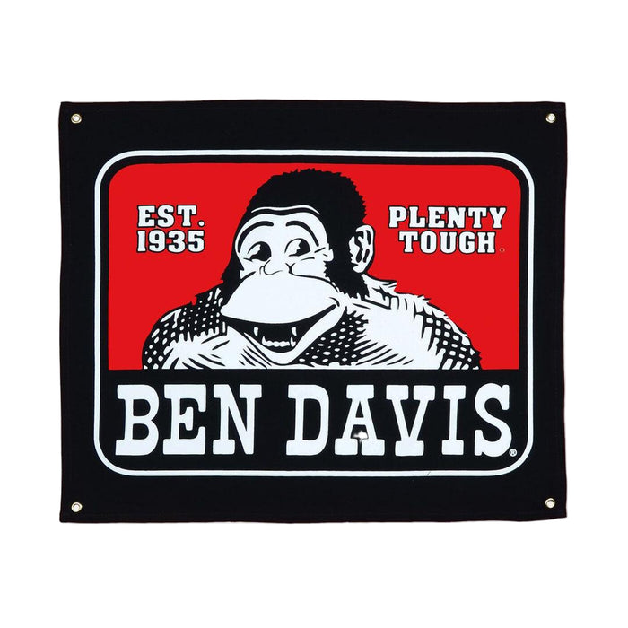 Ben Davis classic gorilla logo banner for shop or garage wall display