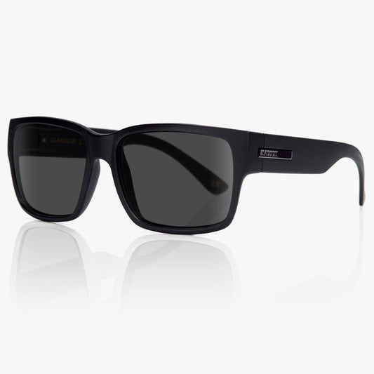 Madson Classico sunglasses in black on black with grey polarized lens