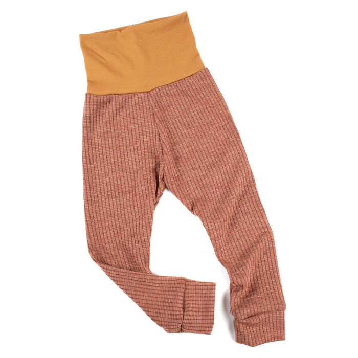 Clearance - Kids Merino Wool Leggings - Cuffed | Mid-Heavy Weight