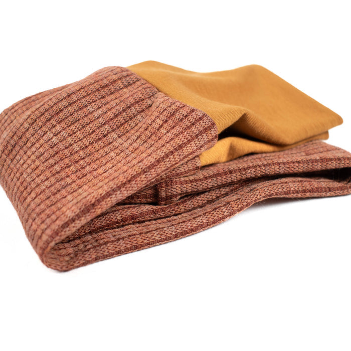 Clearance - Kids Merino Wool Leggings - Cuffed | Mid-Heavy Weight