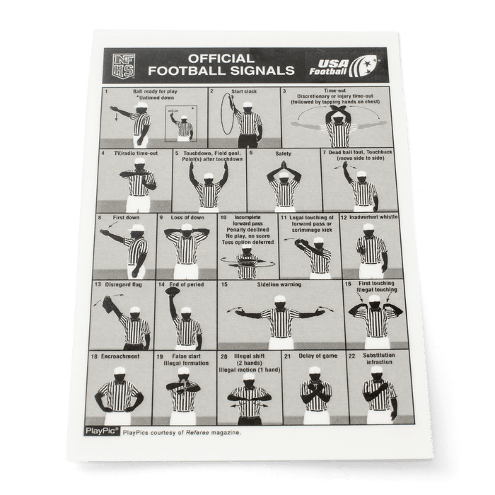 Cliff Keen Football Signal Cards — Officials Gear