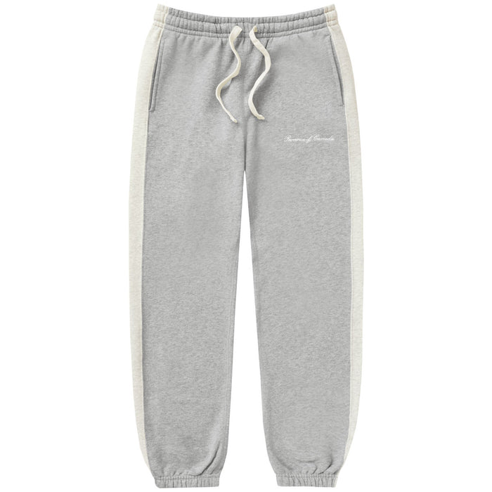 Made in Canada Club Fleece Stripe Sweatpants Heather Grey - Unisex - Province of Canada