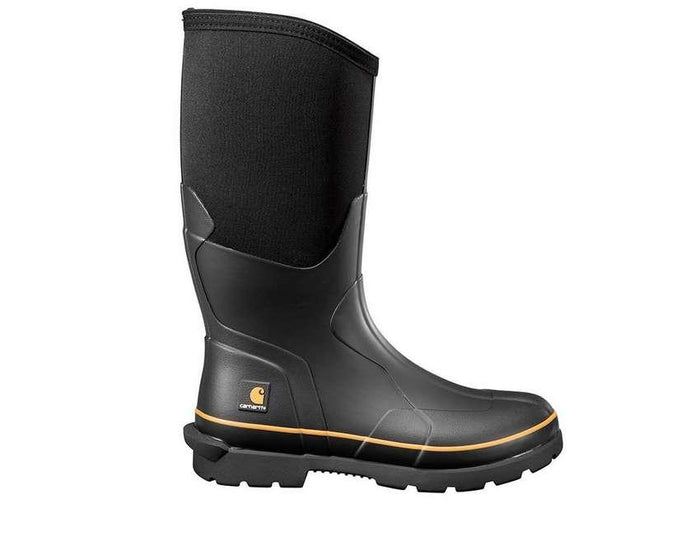 Carhartt Mudrunner 15-inch waterproof rubber boot with nano composite safety toe