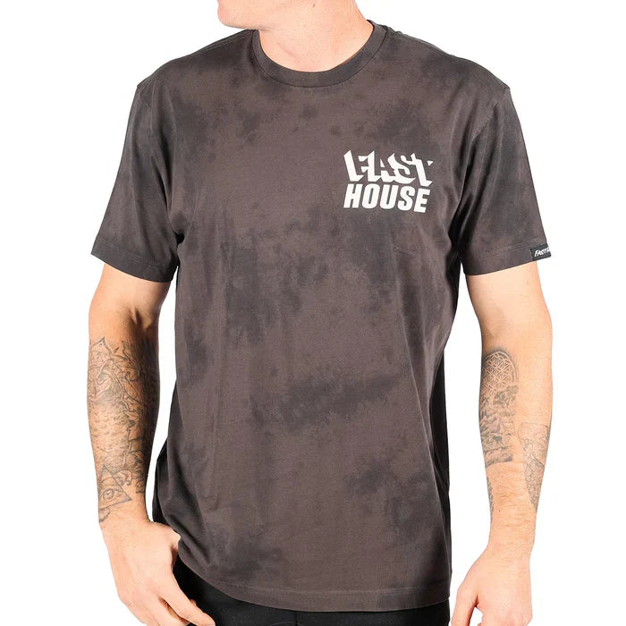 Fasthouse Cold Ones graphic t-shirt in black crystal wash, alternate product view