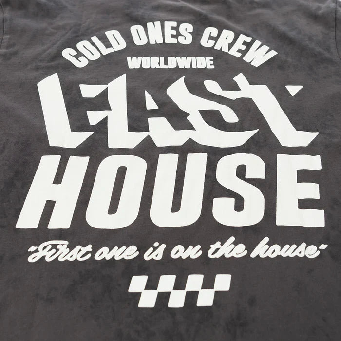 Cold Ones SS Tee - Black Crystal Wash