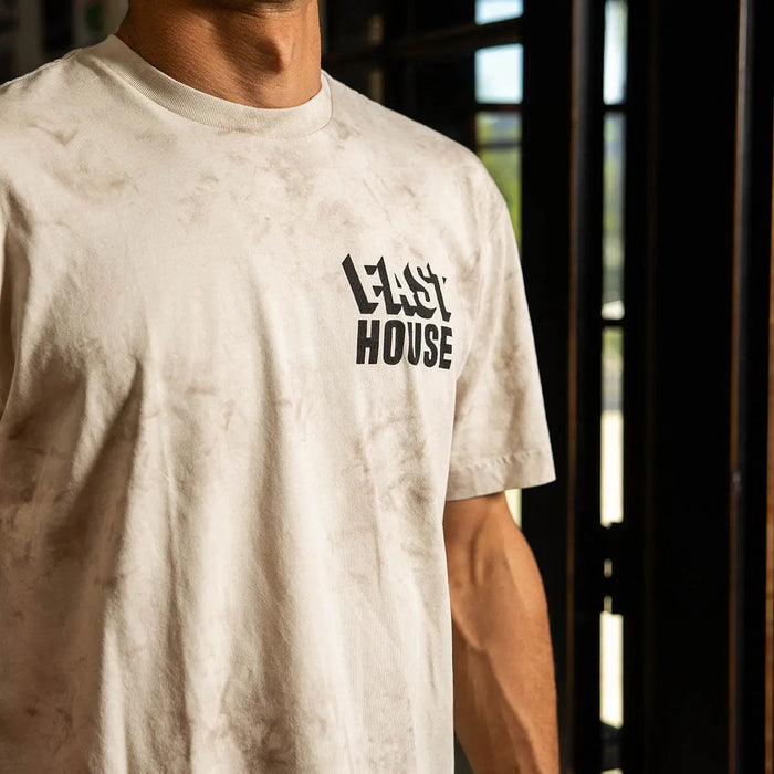 Fasthouse Cold Ones graphic t-shirt in cloud crystal wash, additional product view