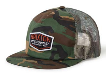 Brixton Coleson trucker hat in camo