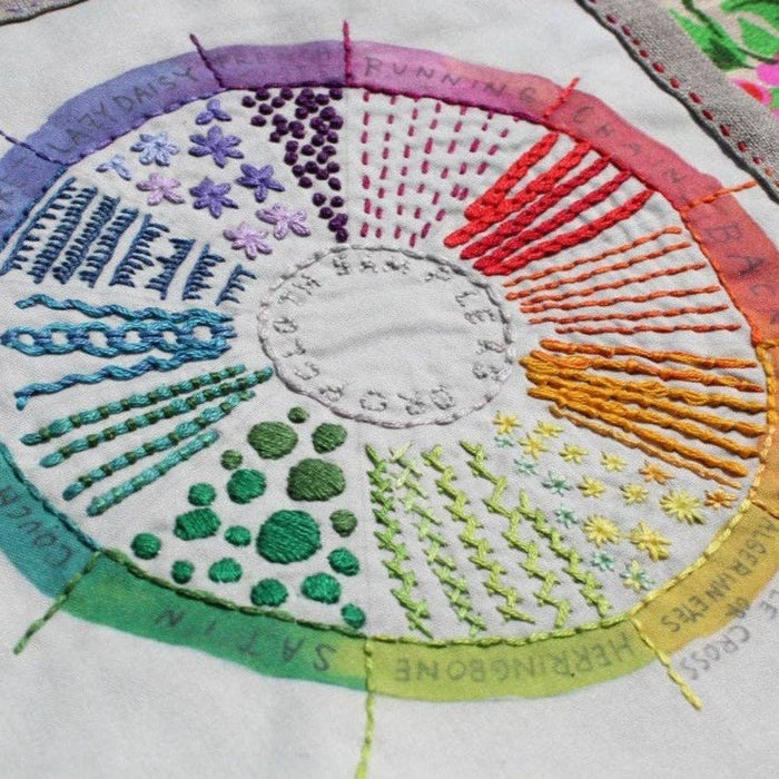 Color Wheel Embroidery Kit