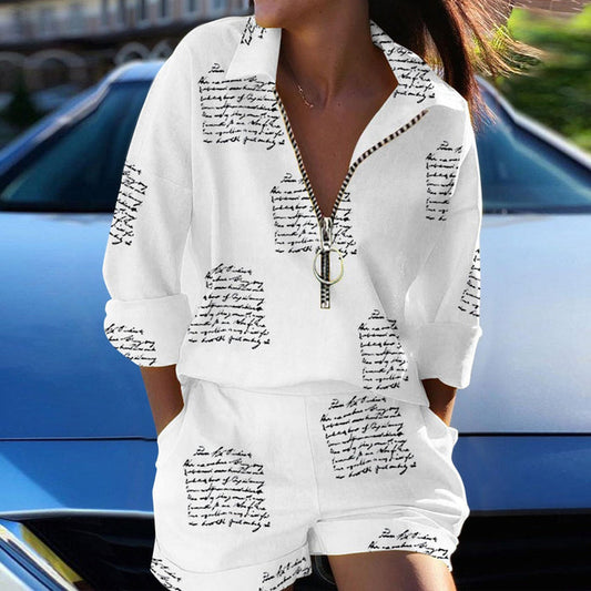 Conjunto Scrittura Branco / Gg