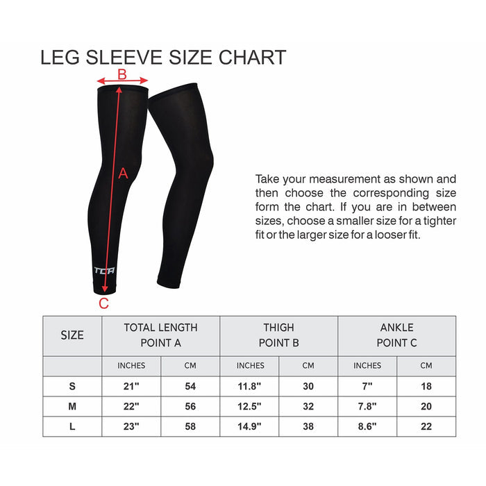 Cool Feel Leg Sun Protection Sleeves for Men and Women