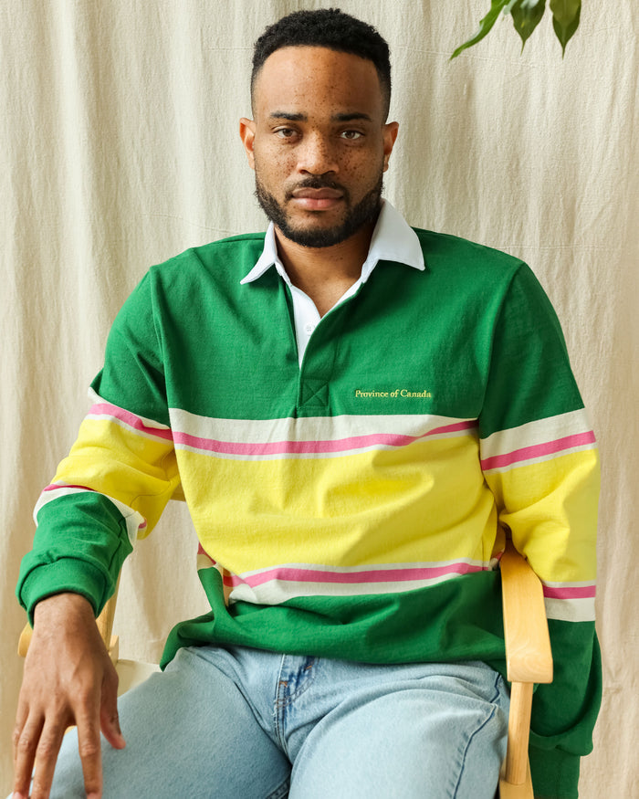 Made in Canada 100% Cotton Corey Rugby Shirt - Unisex - Province of Canada