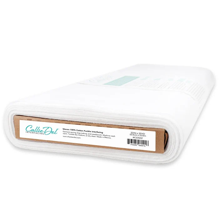 Cotton Fusible Medium Weight Woven Interfacing