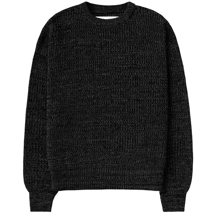 Made in Canada Cotton Knit Sweater Heather Black 100% Cotton - Unisex - Province of Canada