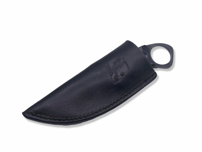 Iron Wolf everyday carry folding knife by Crimson in black, additional product view