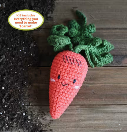 Crochet Your Veggies Amigurumi Kit