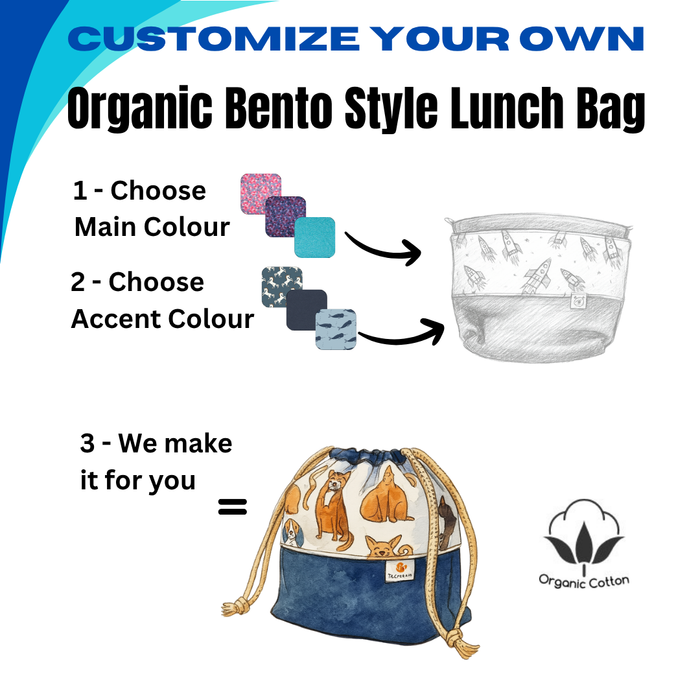 Custom Bento Style Lunch Bag