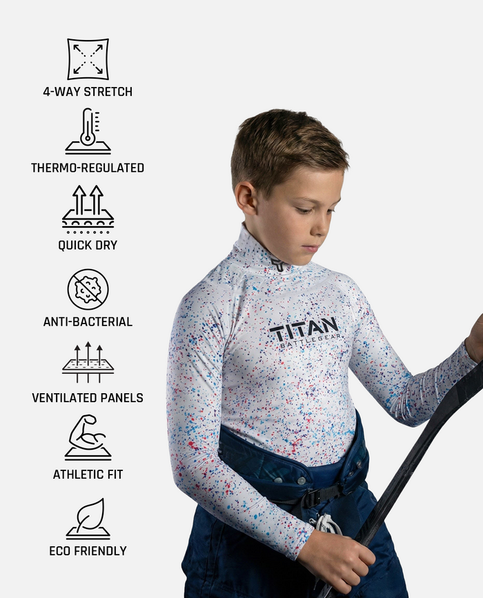 CUT-RESISTANT BASELAYER 2.0  - CANVAS SPLATTER