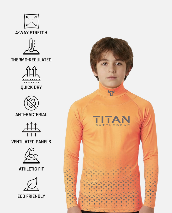 CUT-RESISTANT BASELAYER 2.0  - CREAMSICLE
