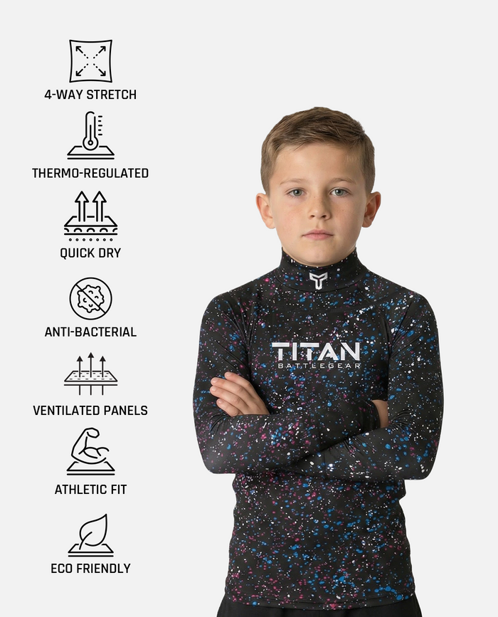 CUT-RESISTANT BASELAYER 2.0  - GALAXY SPLATTER