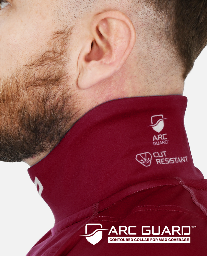 CUT-RESISTANT BASELAYER 2.0  - MAROON