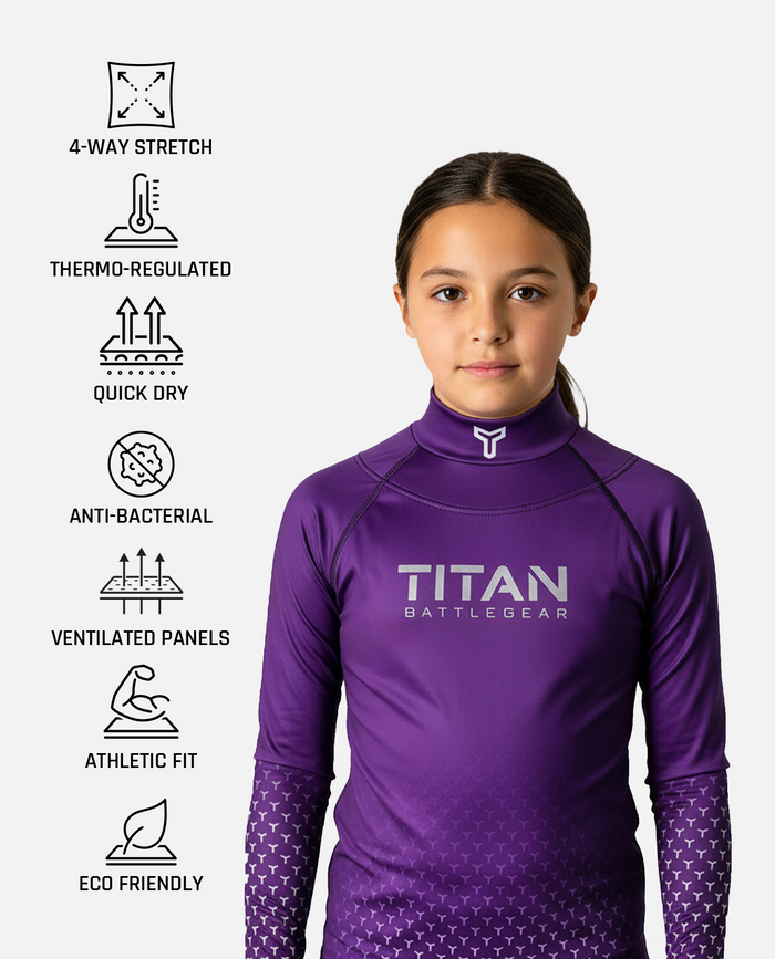 CUT-RESISTANT BASELAYER 2.0  - PURPLE