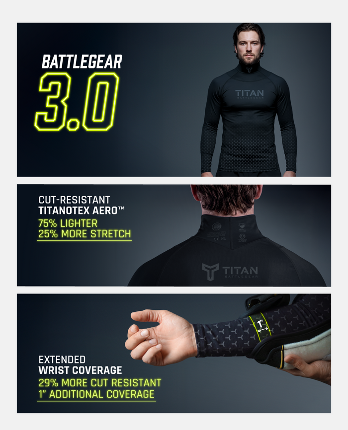 CUT-RESISTANT BASELAYER 3.0 - BLACK
