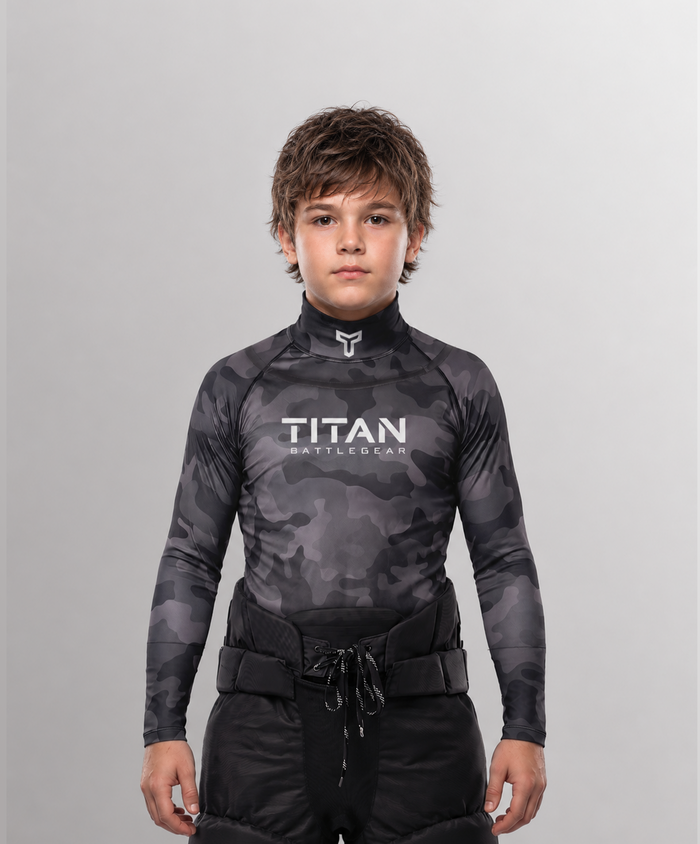 CUT-RESISTANT BASELAYER 3.0 - BLACKOUT CAMO