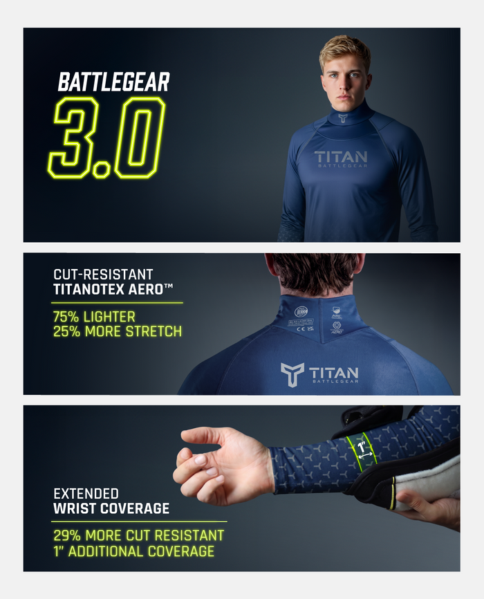 CUT-RESISTANT BASELAYER 3.0 - NAVY