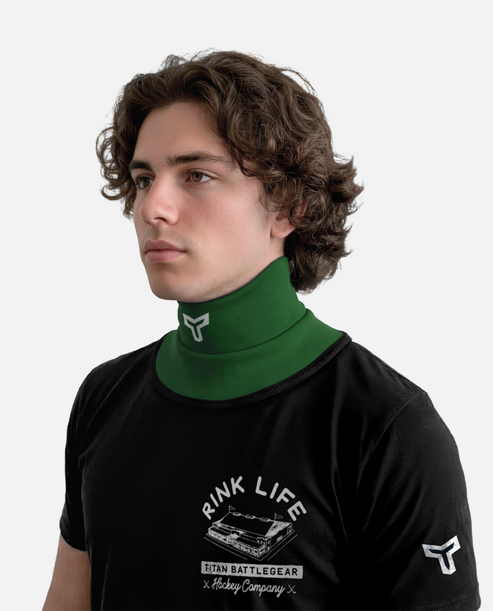 forest green Titan Battlegear hockey neck guard
