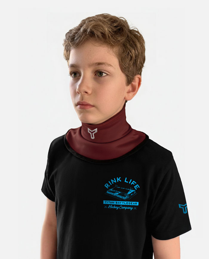CUT-RESISTANT NECK GUARD 2.0  - MAROON