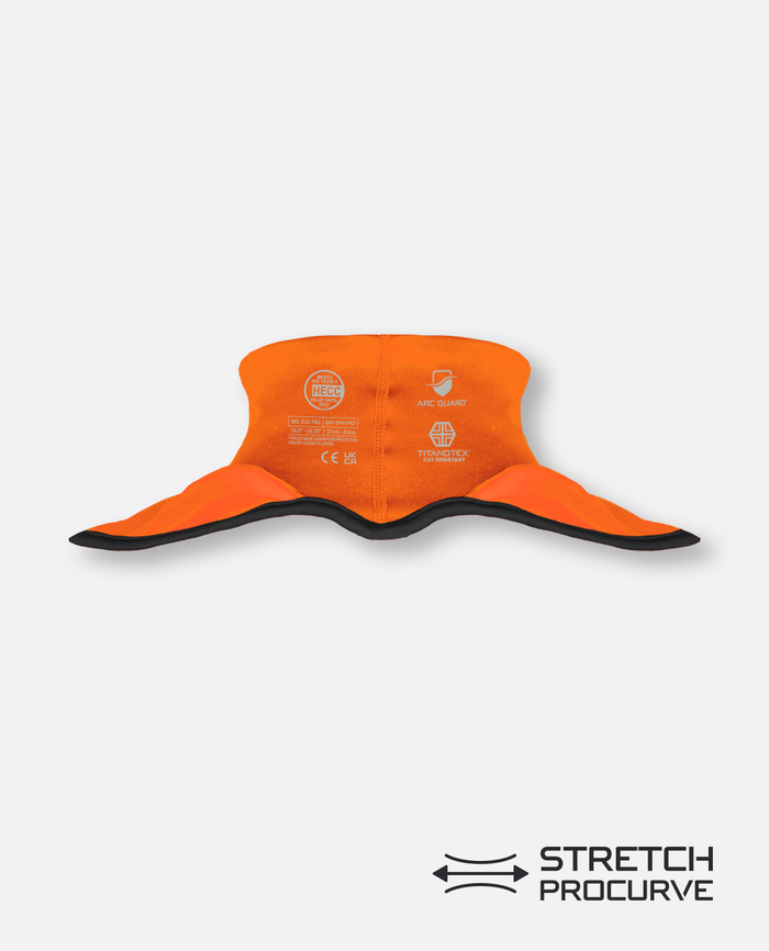 CUT-RESISTANT NECK GUARD 2.0  - ORANGE