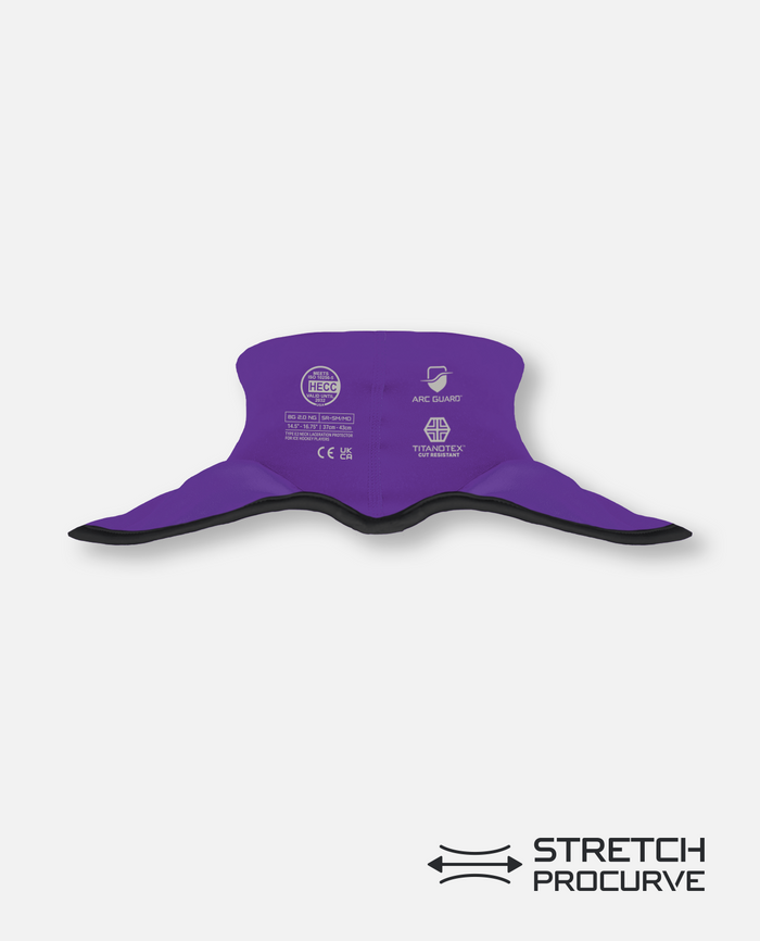 CUT-RESISTANT NECK GUARD 2.0  - PURPLE