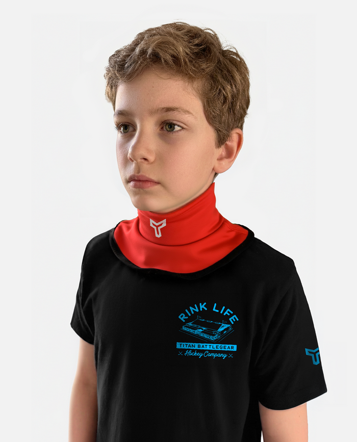 CUT-RESISTANT NECK GUARD 2.0  - RED