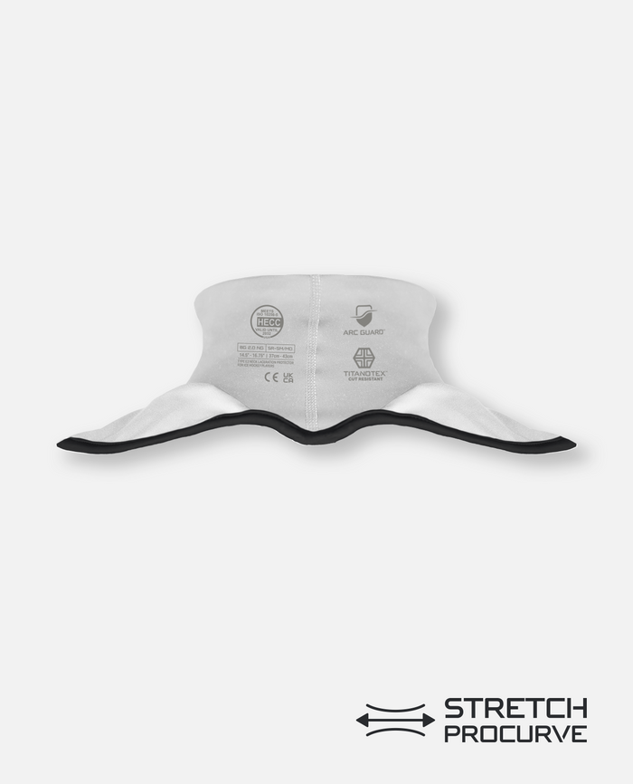 CUT-RESISTANT NECK GUARD 2.0  - WHITE