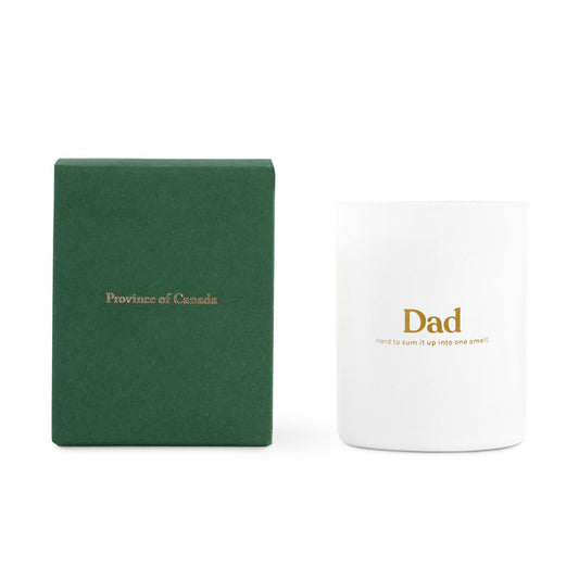 Made in Canada Dad Candle - Province of Canada