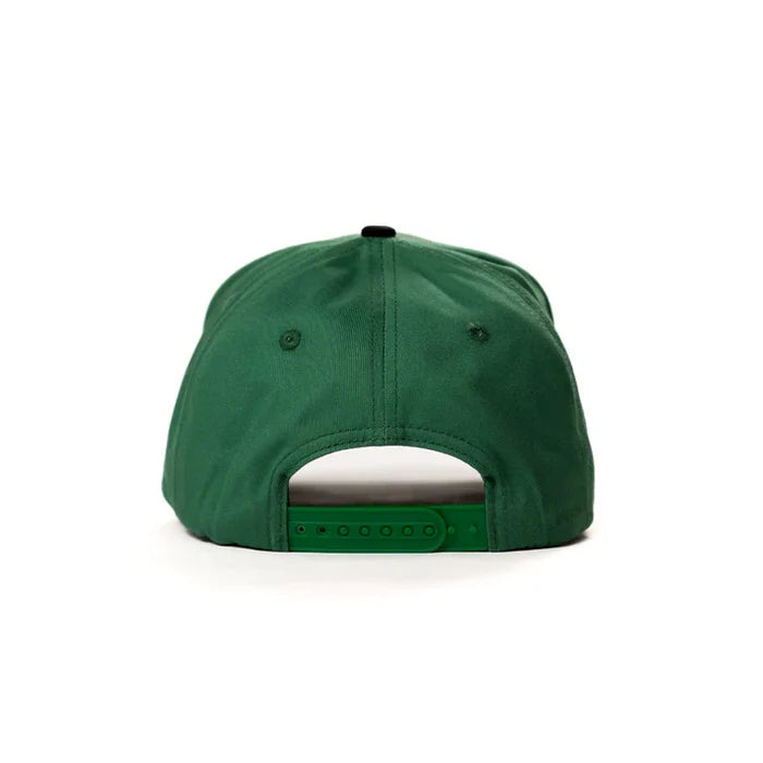 Dad Gang logo hat in dark green and black, additional product view