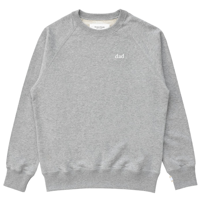 Made in Canada Dad Sweatshirt Heather Grey - Unisex - Province of Canada