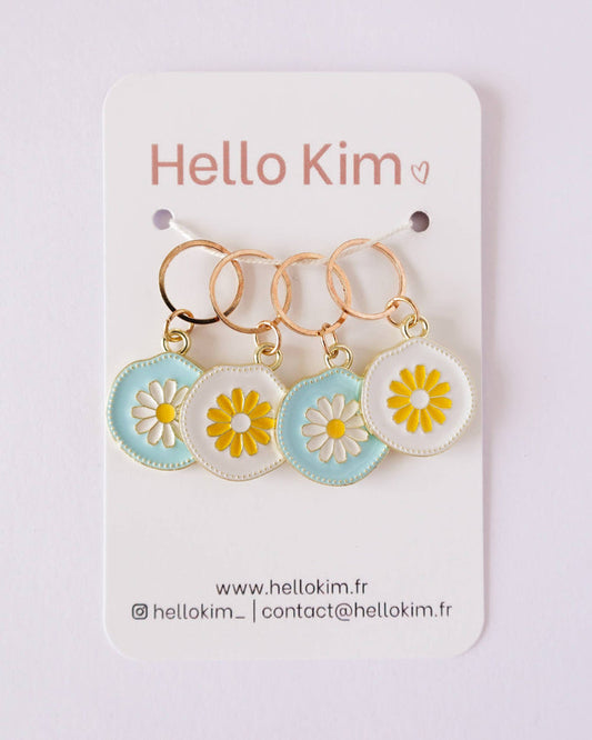 Daisies Stitch Markers