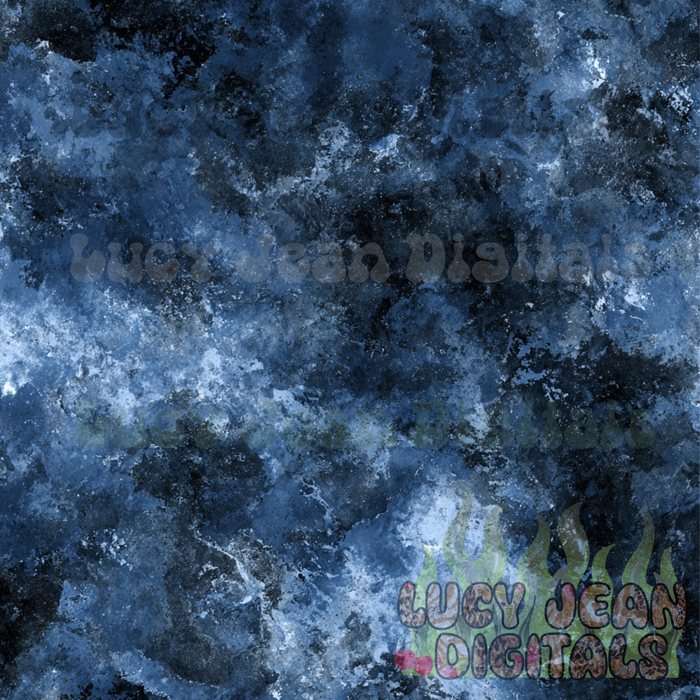 Dark Navy Blue Acid Wash Seamless File
