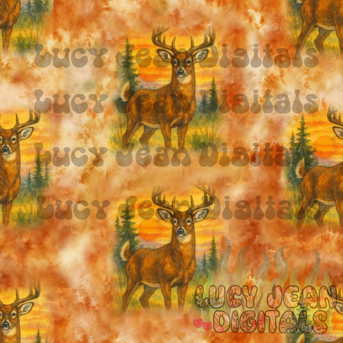deer 90s vibes Seamless File