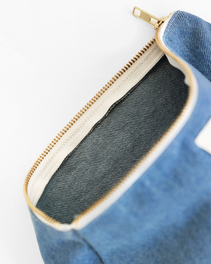 Made in Canada 100% Cotton Denim Pouch Bag Organizer - Province of Canada