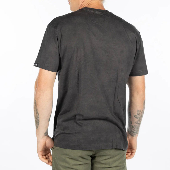 Fasthouse Destroyer graphic t-shirt in black crystal wash, additional product view