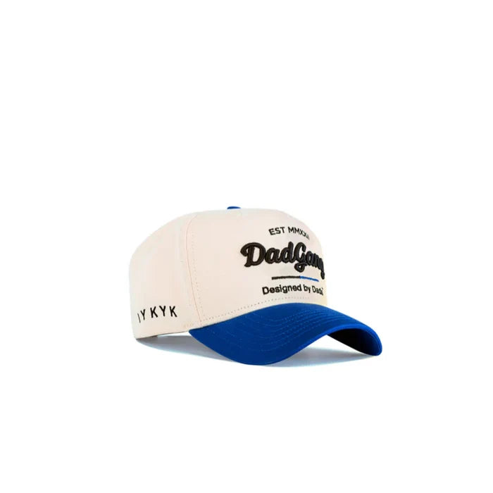 Dad Gang Horsepower hat in blue, alternate product view