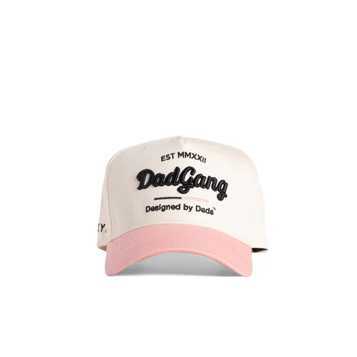Dad Gang Horsepower hat in light pink
