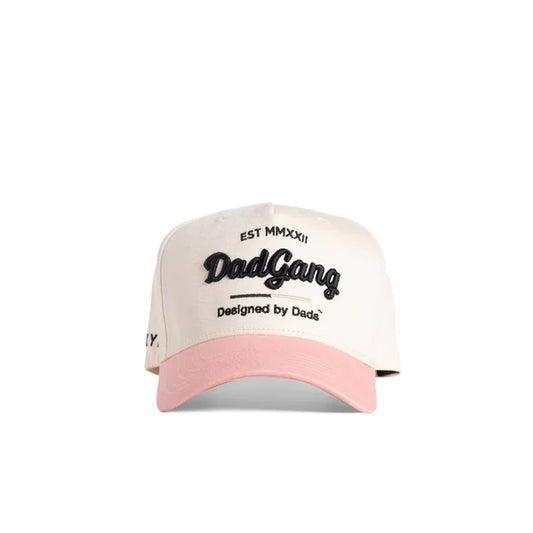 Dad Gang Horsepower hat in light pink