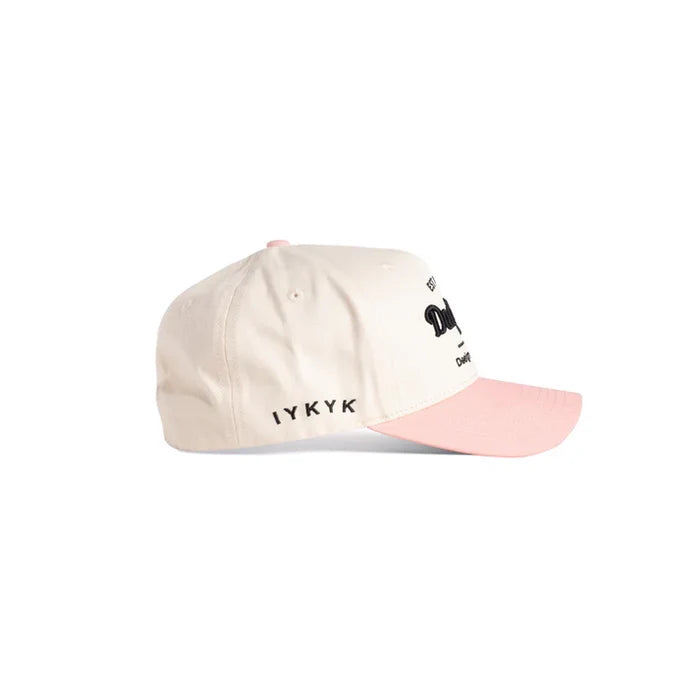 Dad Gang Horsepower hat in light pink, alternate product view