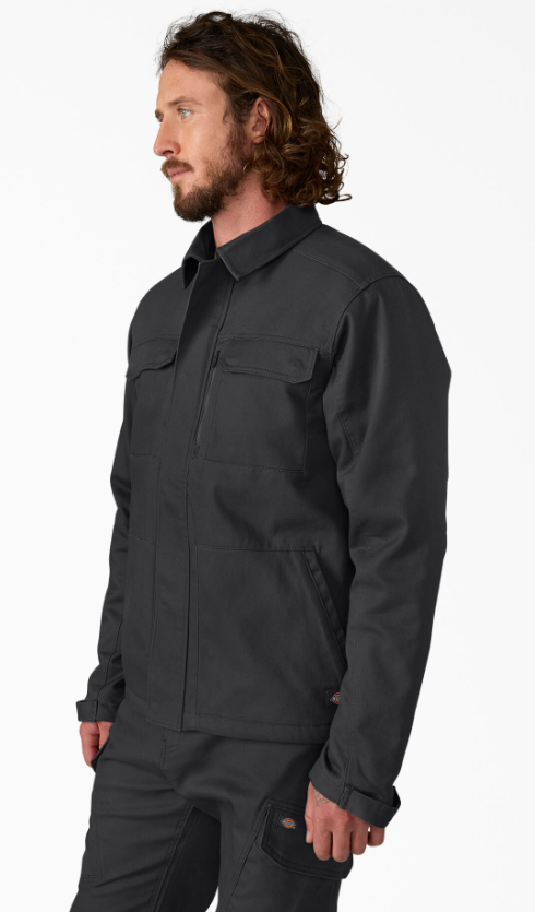 Dickies Trade Built shirt jacket in slate, alternate product view