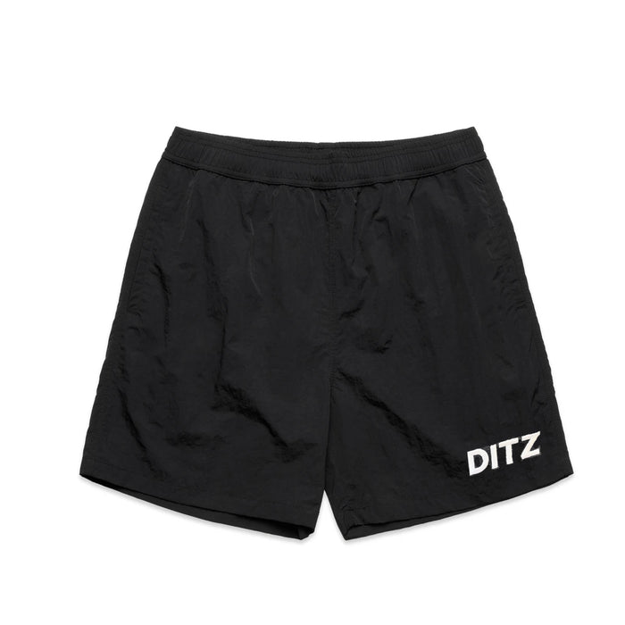 DITZ Logo Swimshorts - Black